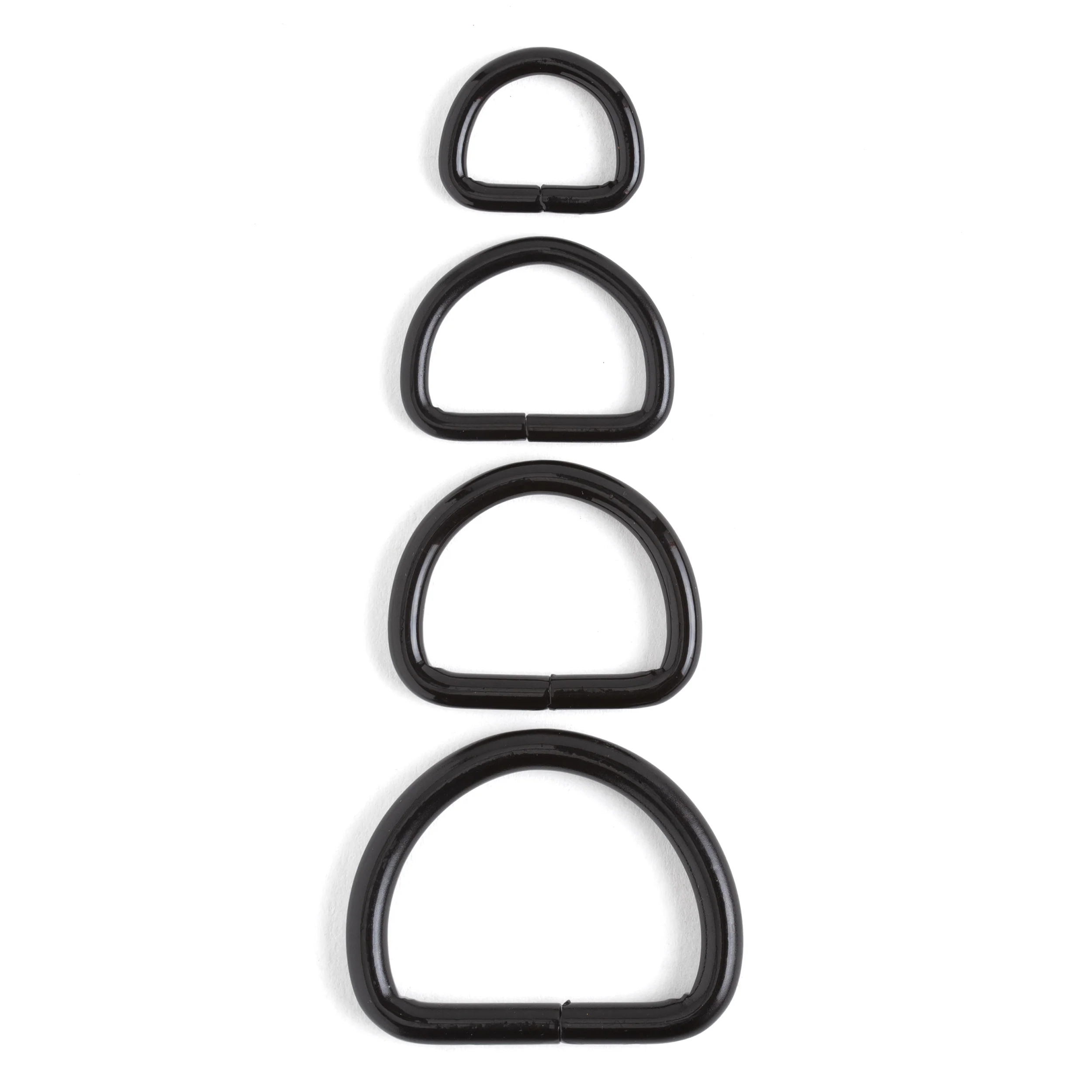 Solid Dee Rings 6 Pack