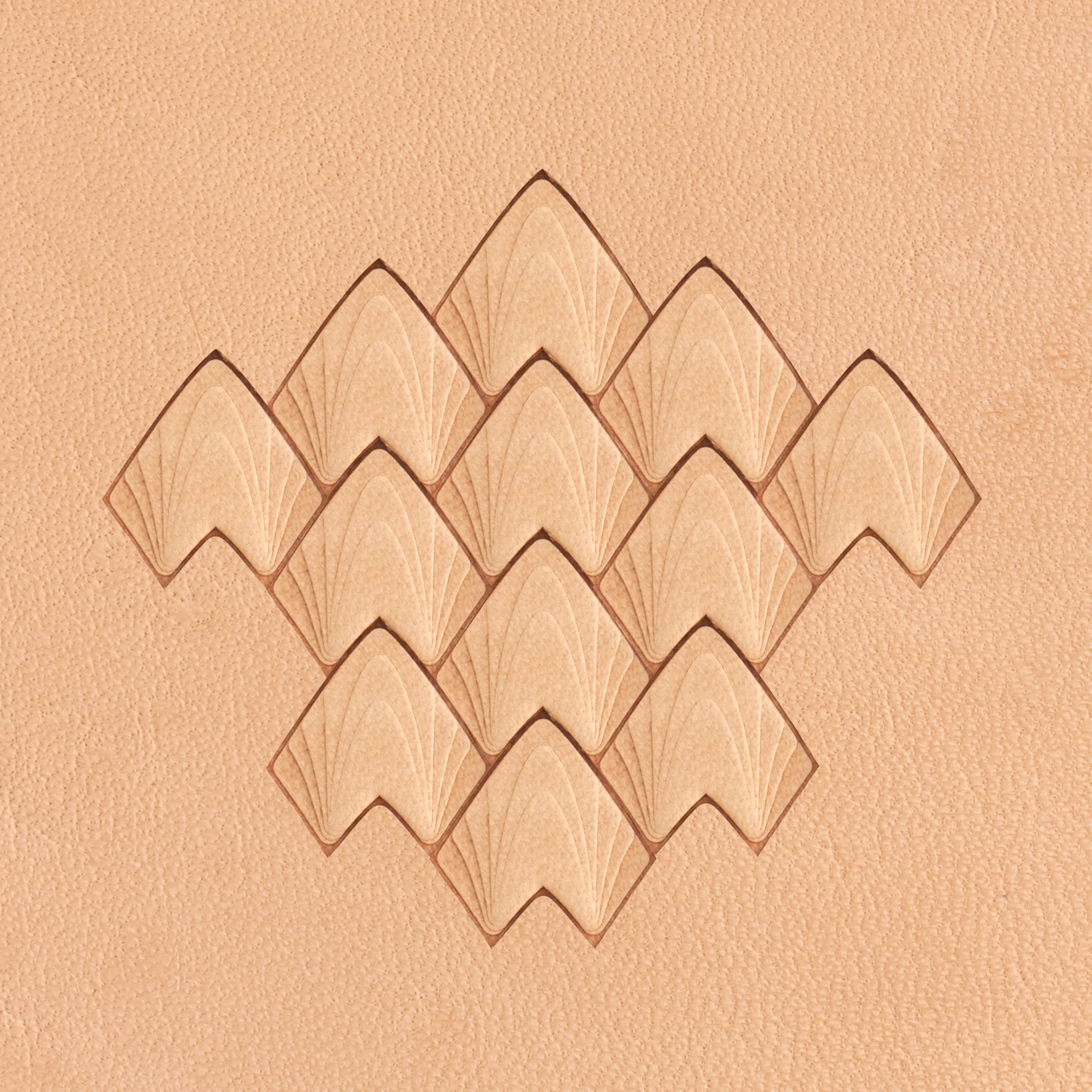 Art Deco Scale Brass Stamp - Image 2