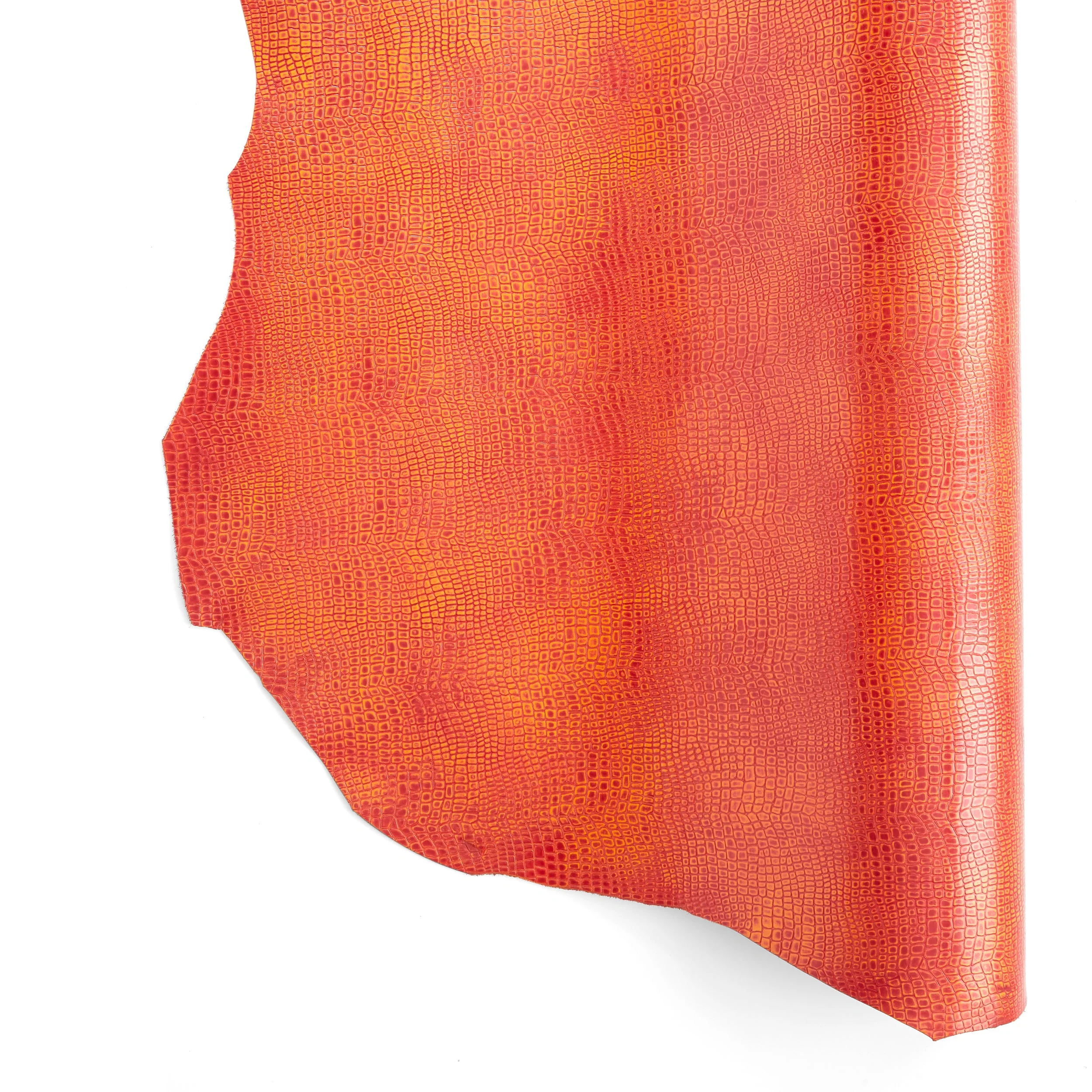 Croc Embossed Veg-Tan Single Shoulder - Image 11