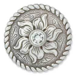 Crystal Flower Concho