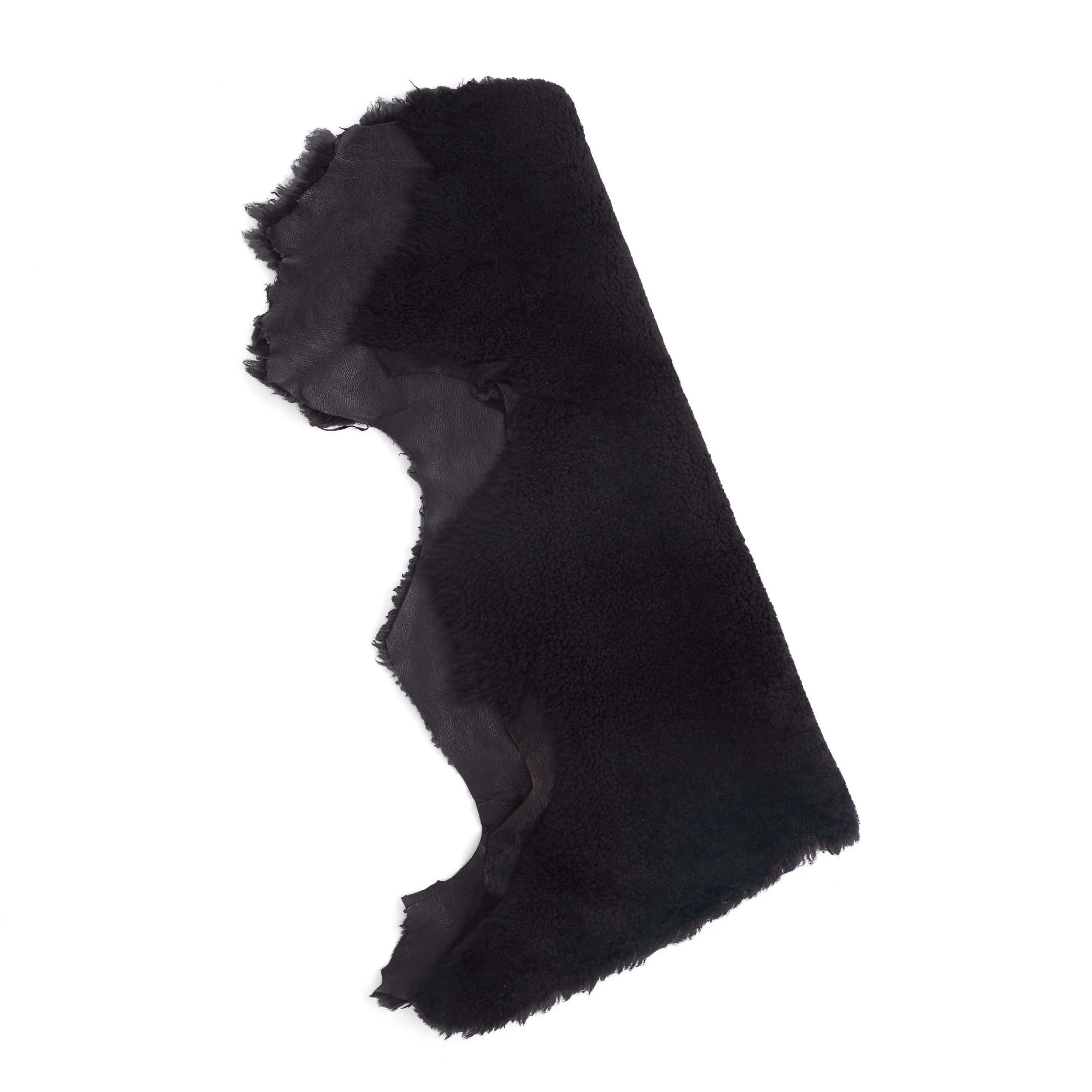 Curly Shearling Black