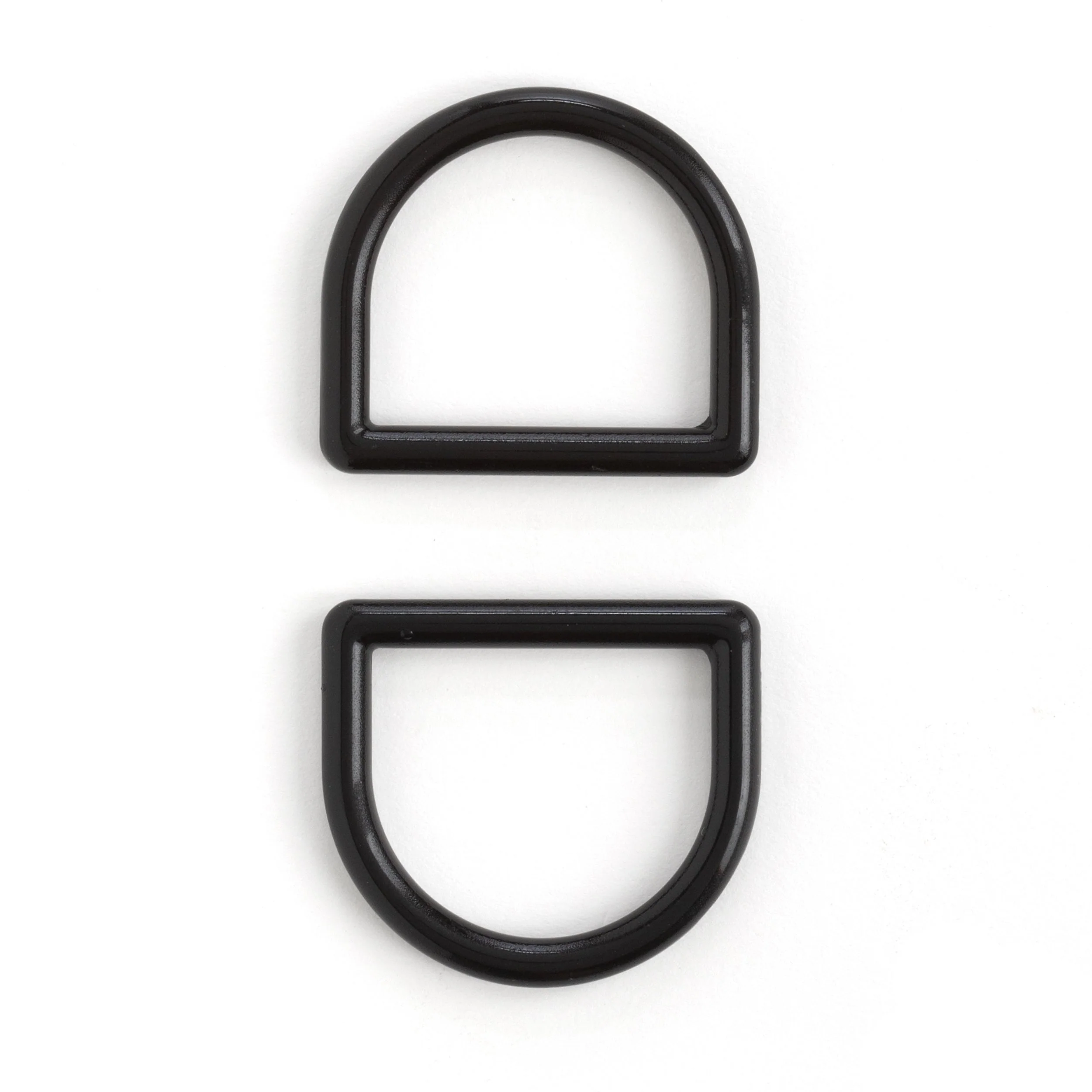 Decorative Solid Dee Ring Glossy Black - Image 9