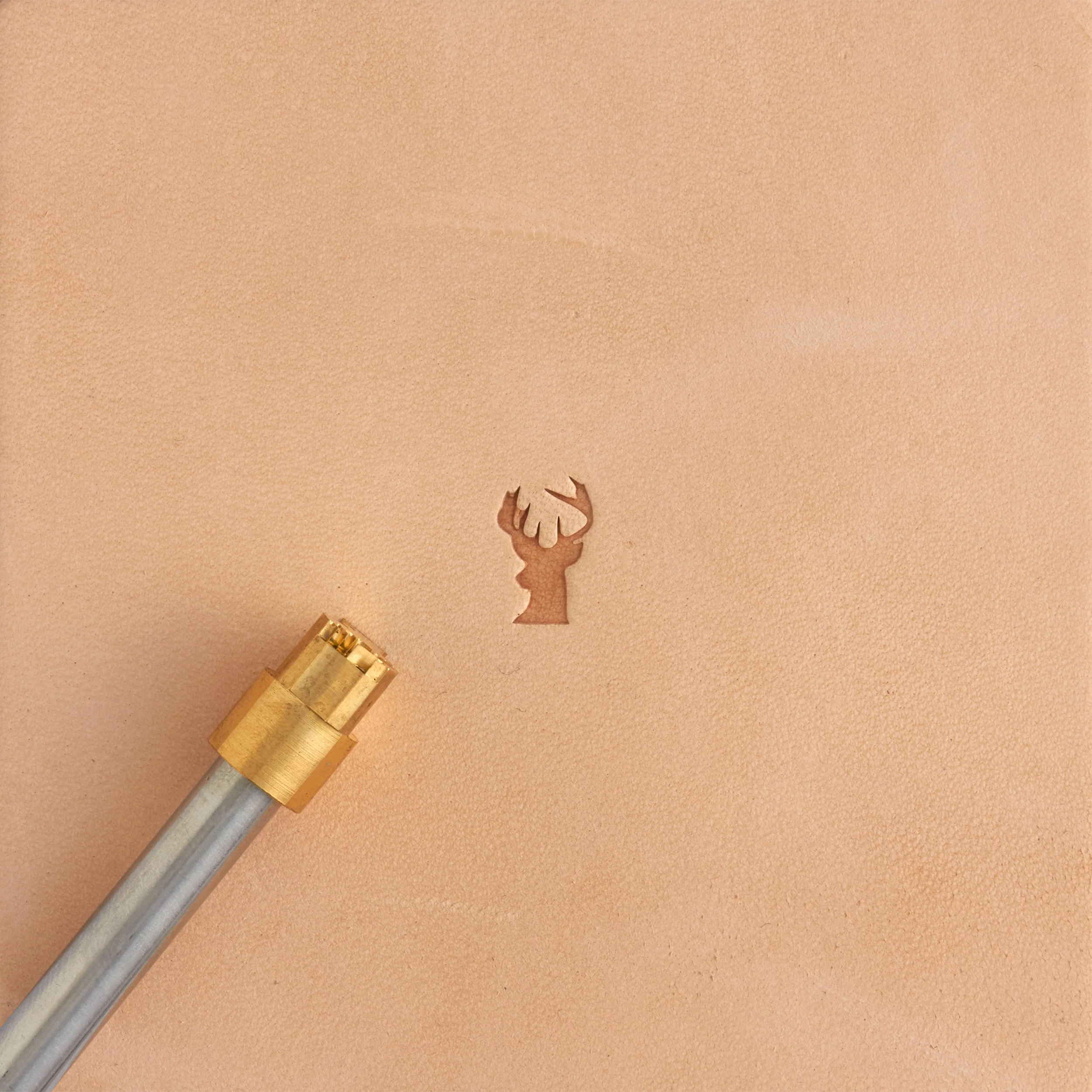 Deer Head Brass Stamp