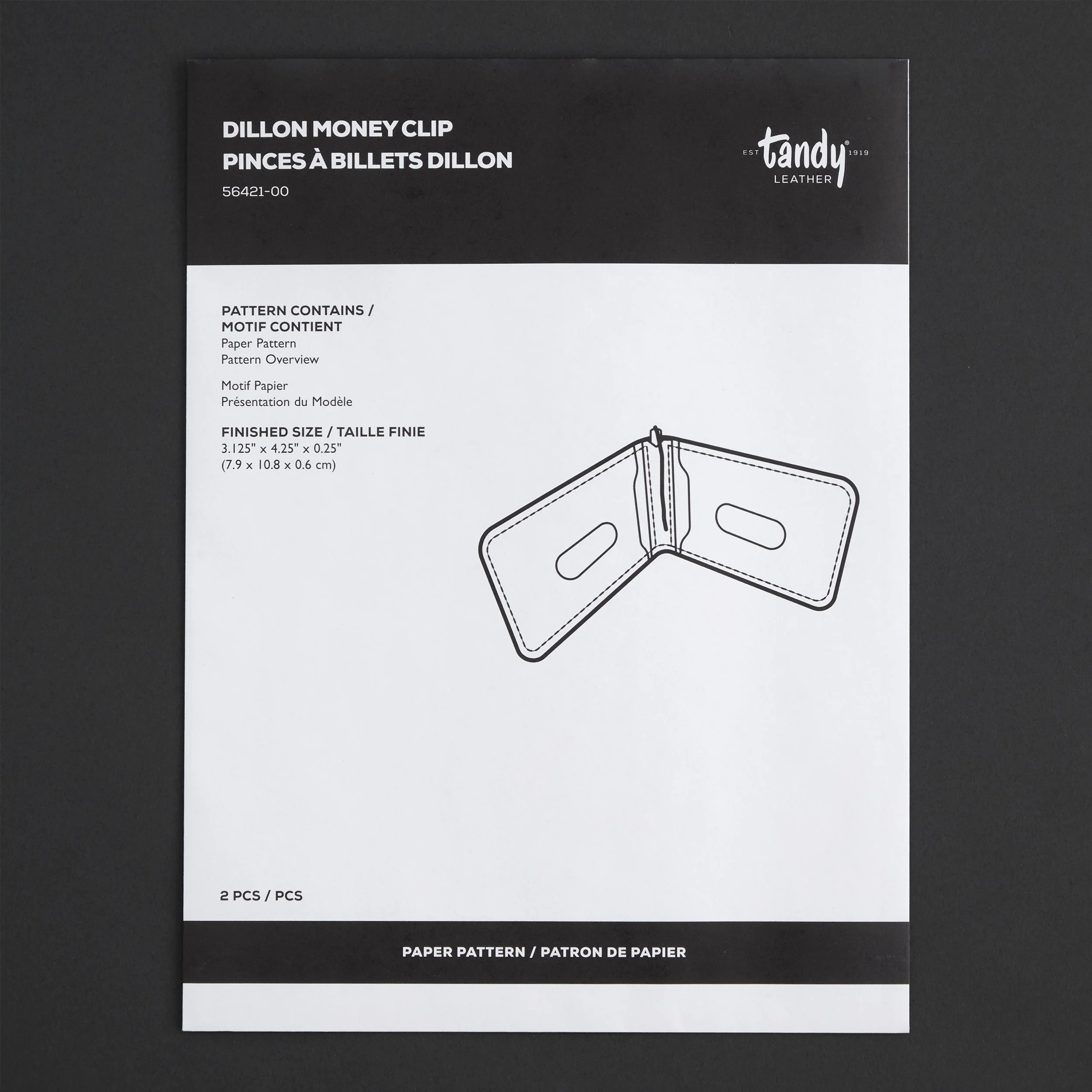 Dillon Money Clip Paper Pattern - Image 4