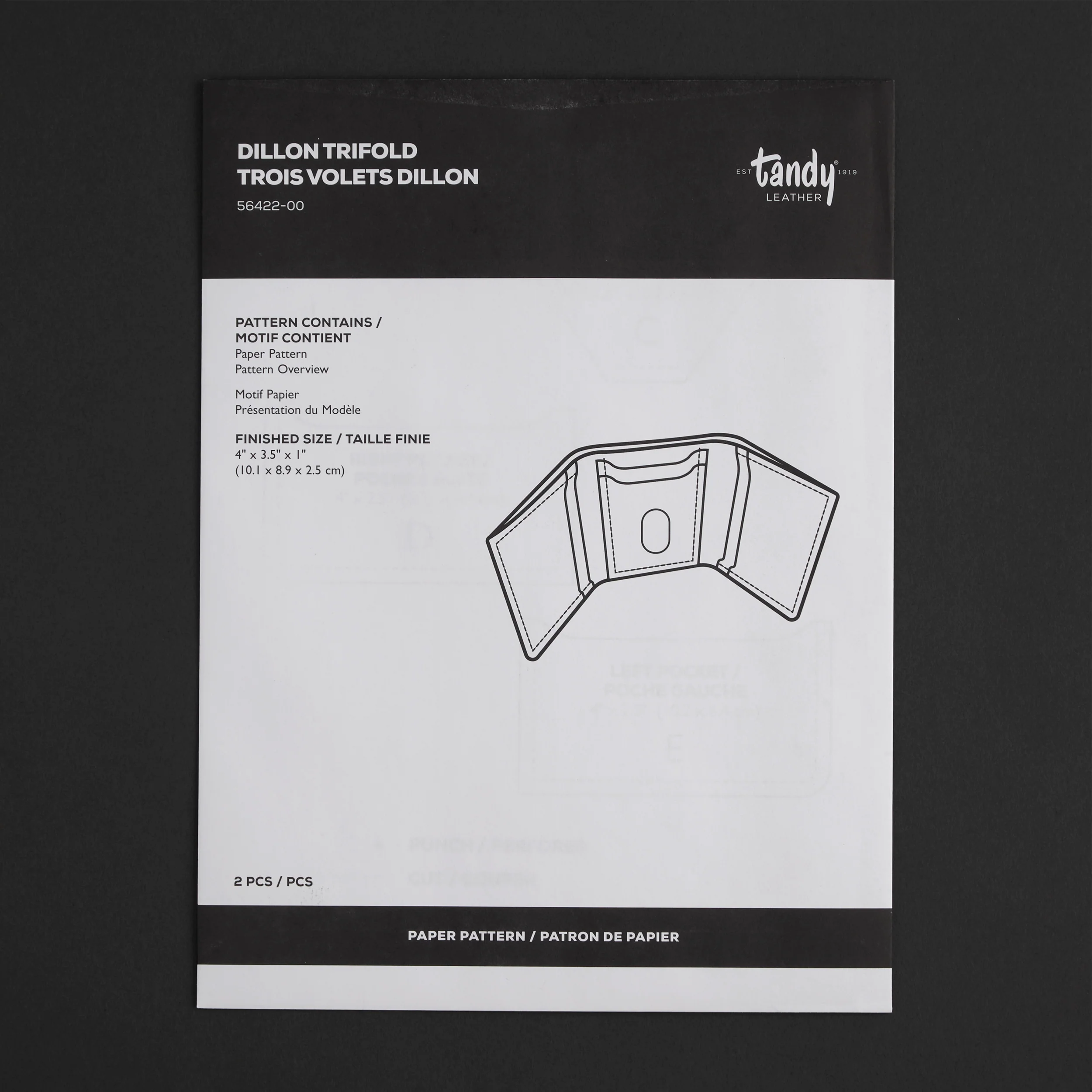Dillon Trifold Paper Pattern - Image 4