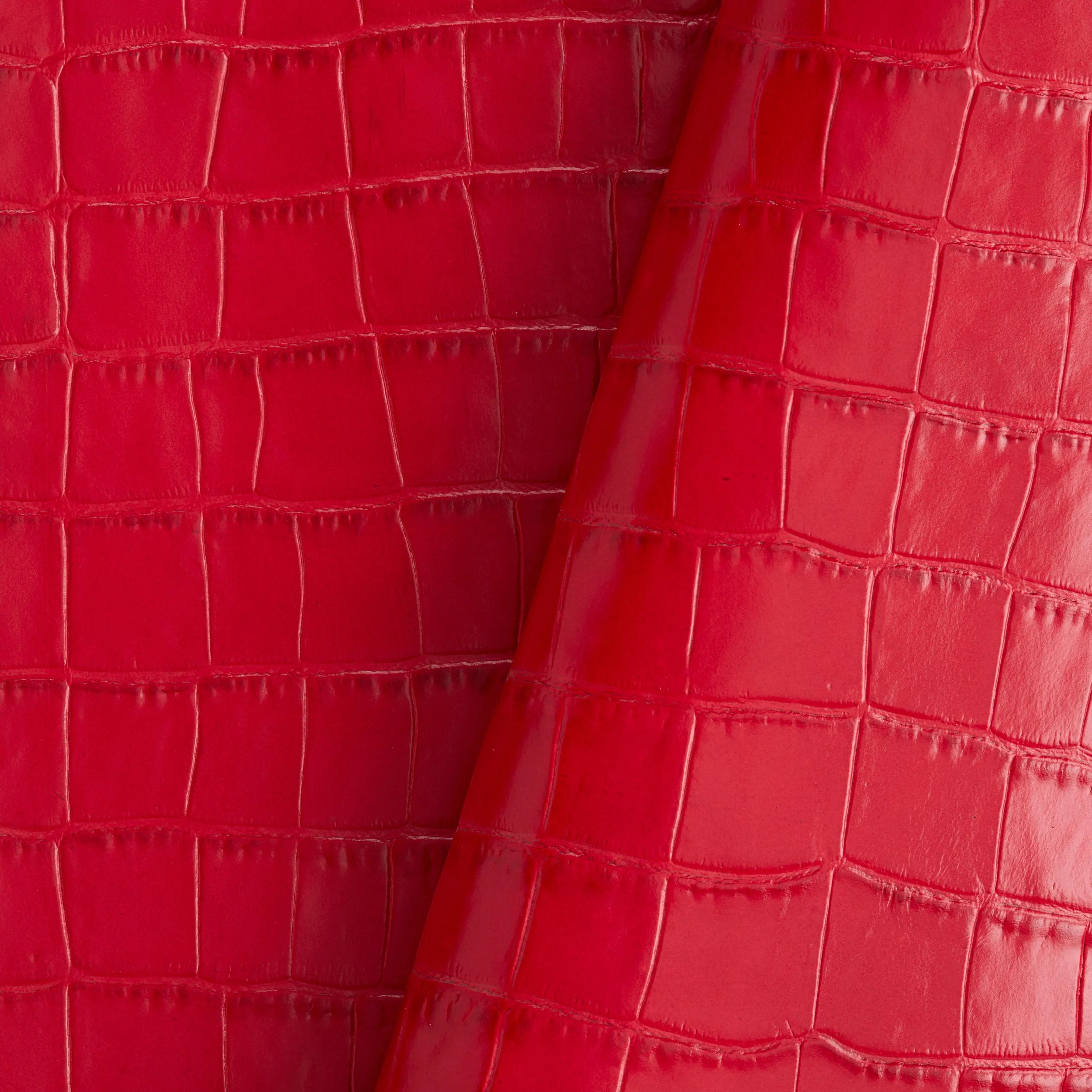 Embossed Gator Print Side Red - Image 2