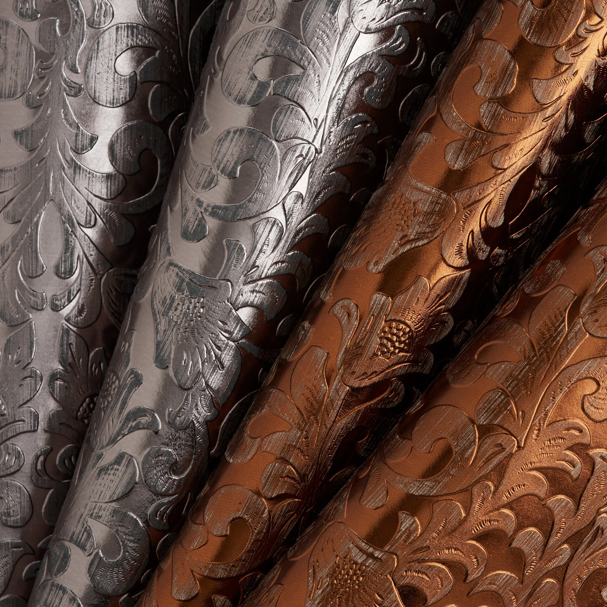 Embossed Metallic Floral Side - Image 3