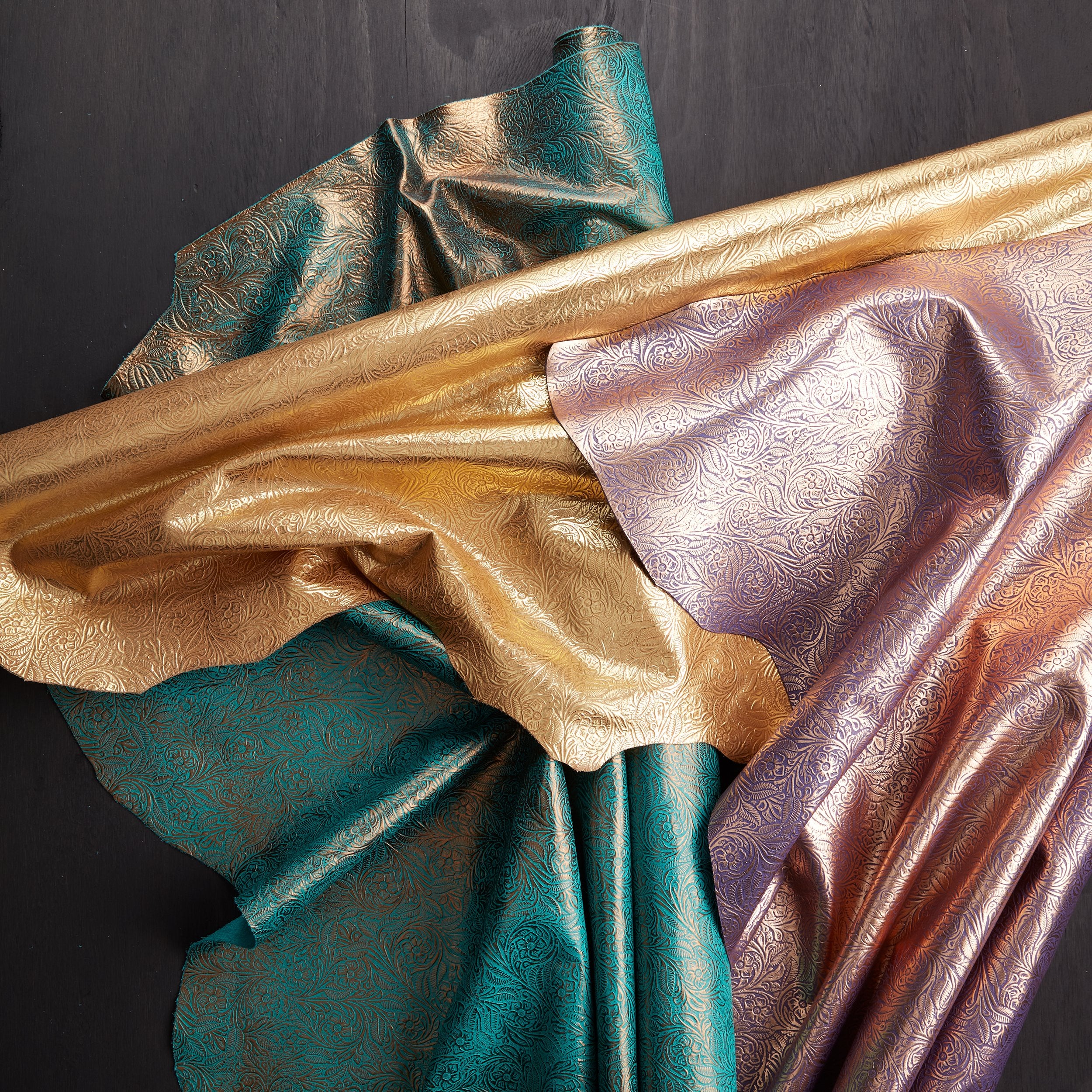 Floral Embossed Double Shoulder Metallic - FINAL SALE - Image 4