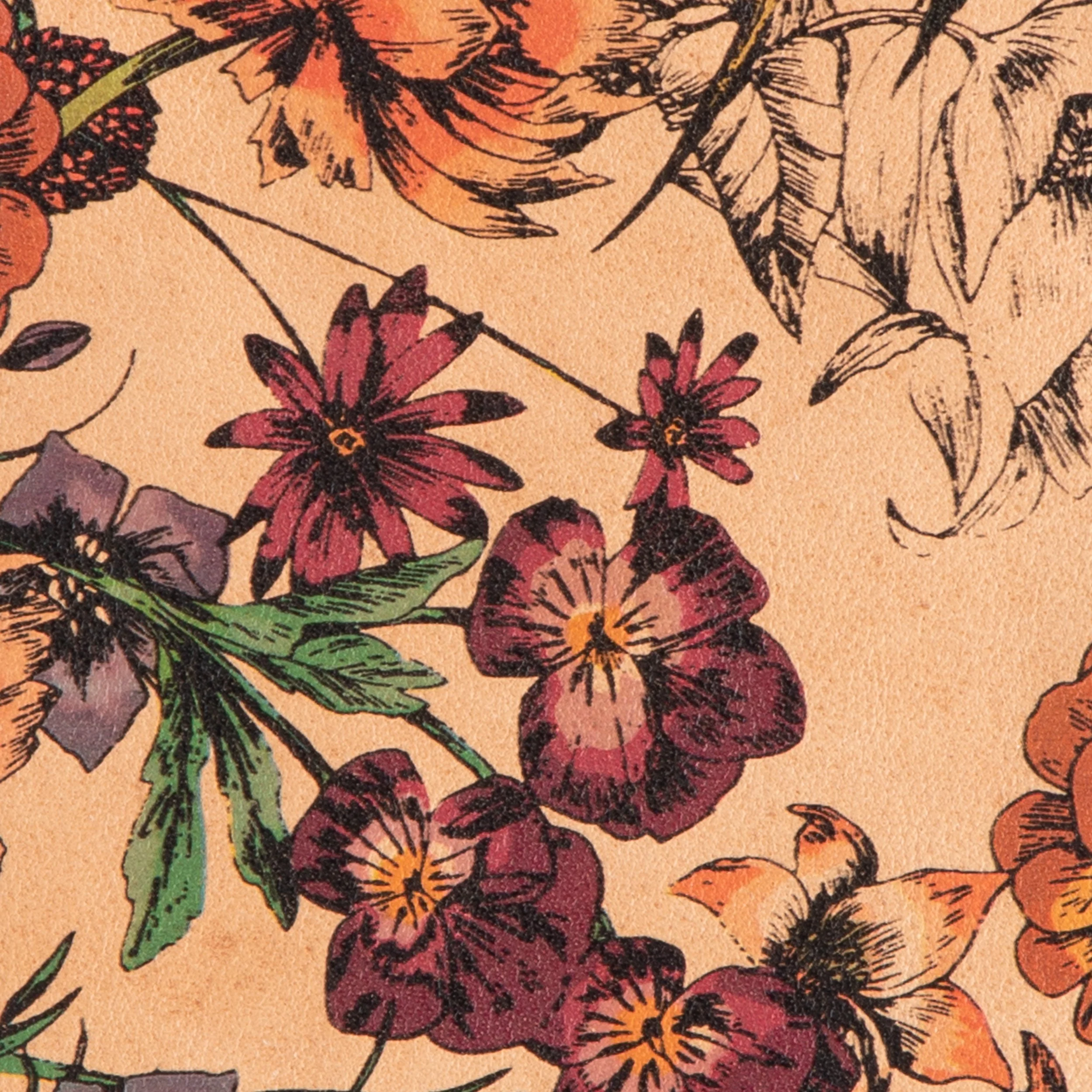 Floral Print Veg-Tan Sheepskin - Image 13