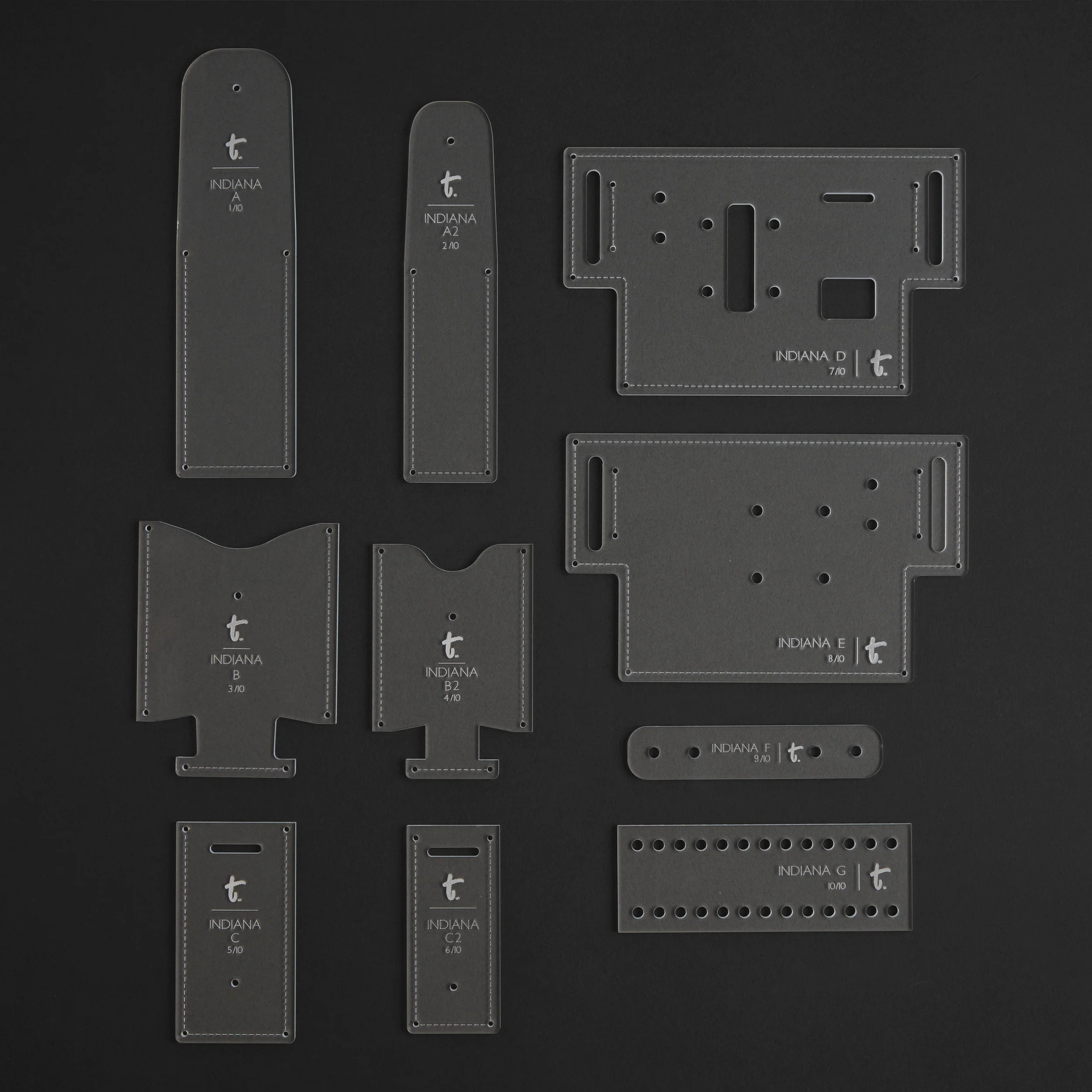 Indiana Tool Belt Acrylic Template