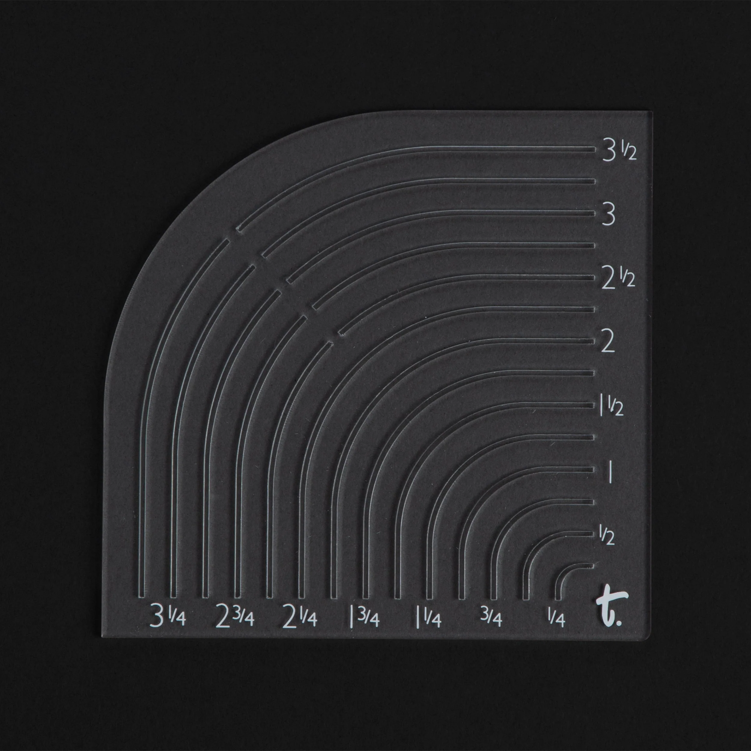 Radius Acrylic Template